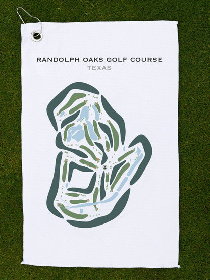 Randolph Oaks Golf Course, Texas - Printed Golf Courses