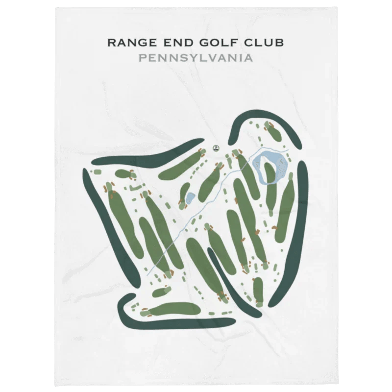 Range End Golf Club, Pennsylvania - Printed Golf Courses
