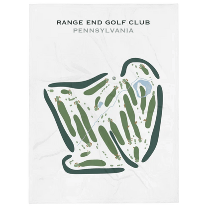 Range End Golf Club, Pennsylvania - Printed Golf Courses