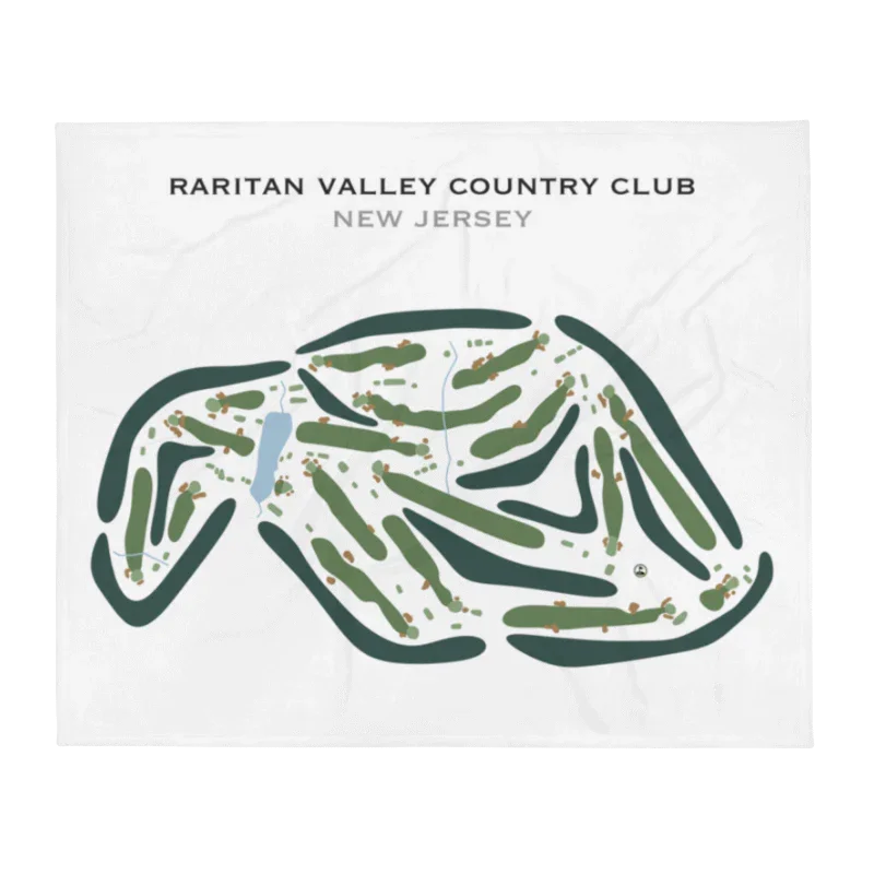 Raritan Valley Country Club, New Jersey - Printed Golf Courses