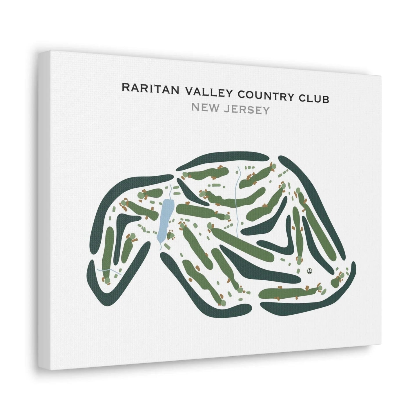 Raritan Valley Country Club, New Jersey - Printed Golf Courses