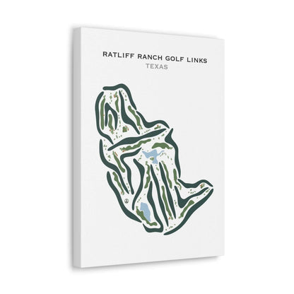 Ratliff Ranch Golf Links, Texas - Printed Golf Courses