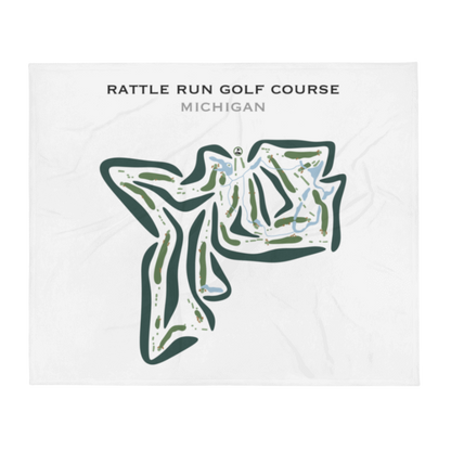 Rattle Run Golf Course, Michigan - Printed Golf Courses