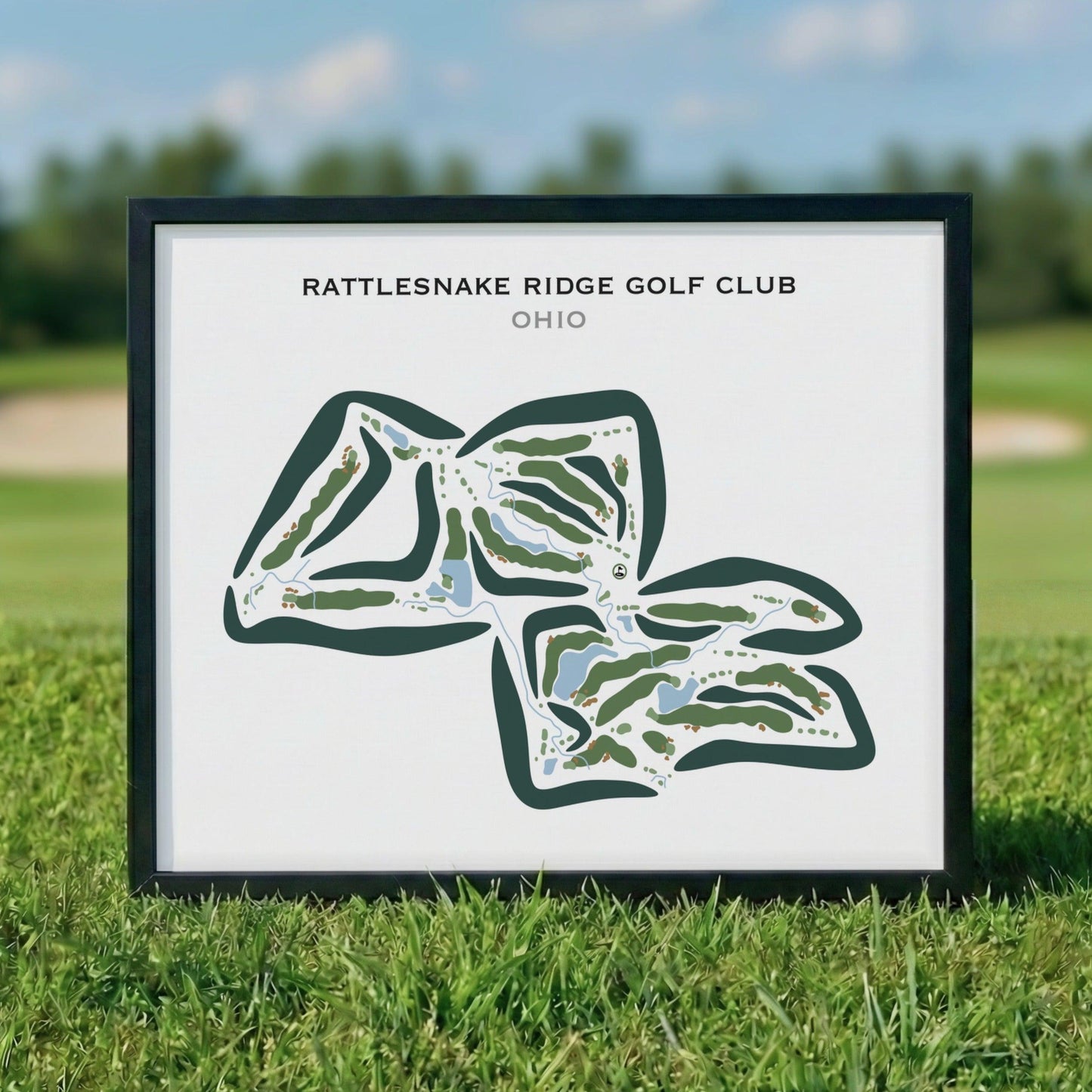 Rattlesnake Ridge Golf Club, Ohio - Printed Golf Courses