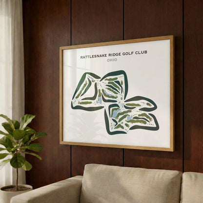 Rattlesnake Ridge Golf Club, Ohio - Printed Golf Courses