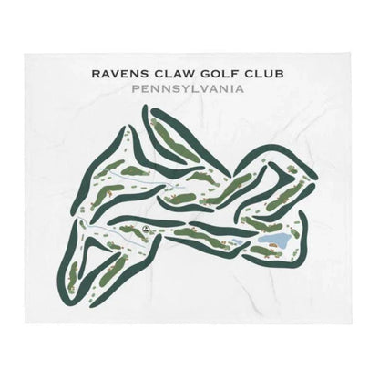 Raven's Claw Golf Club, Pennsylvania - Printed Golf Course