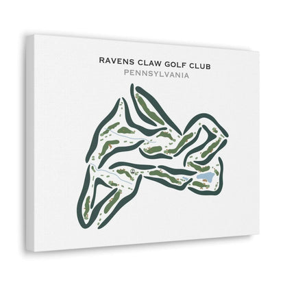 Raven's Claw Golf Club, Pennsylvania - Printed Golf Course