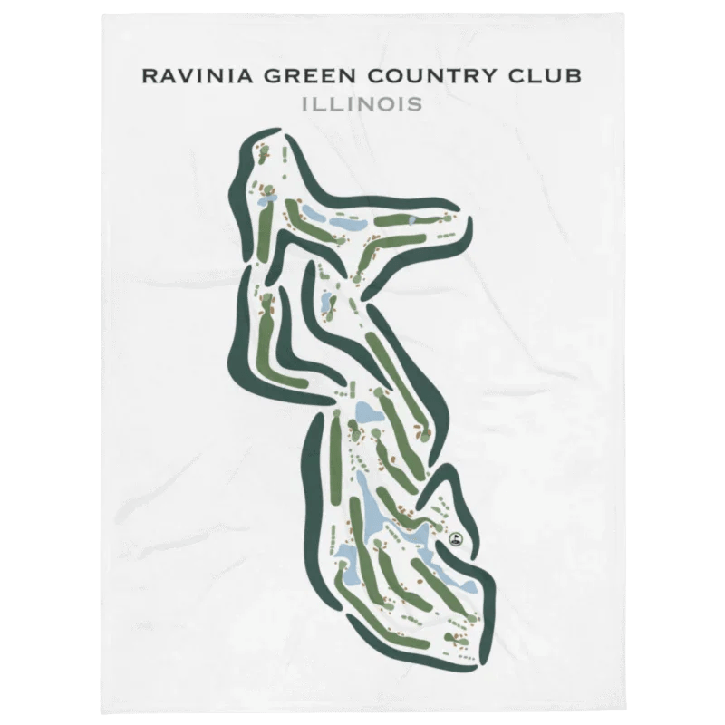 Ravinia Green Country Club, Illinois - Printed Golf Courses