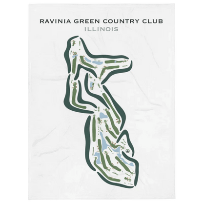 Ravinia Green Country Club, Illinois - Printed Golf Courses