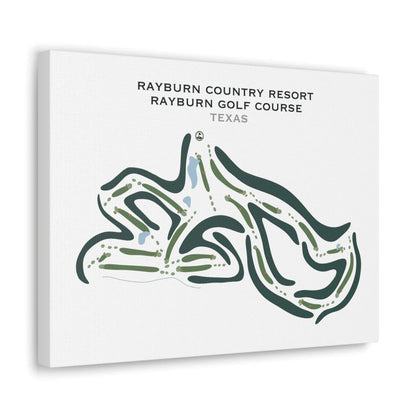 Rayburn Country Resort Rayburn Golf Course, Texas - Printed Golf Courses