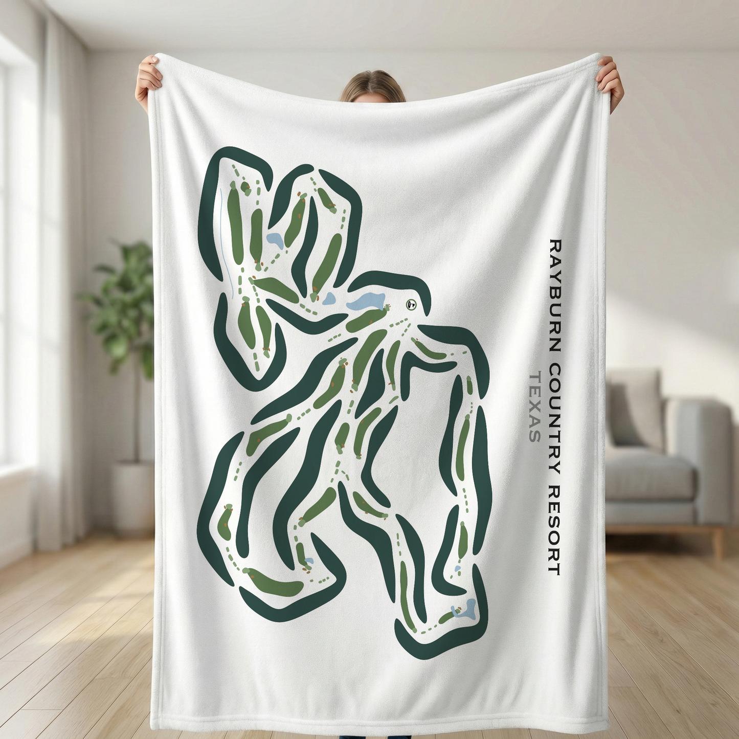 Rayburn Country Resort, Texas - Printed Golf Courses