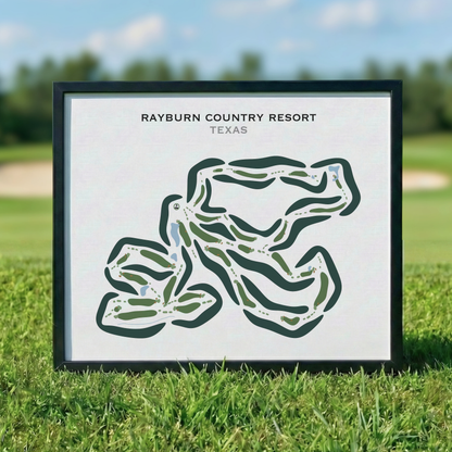 Rayburn Country Resort, Texas - Printed Golf Courses