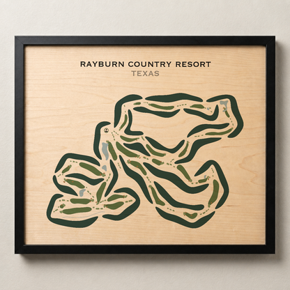 Rayburn Country Resort, Texas - Printed Golf Courses