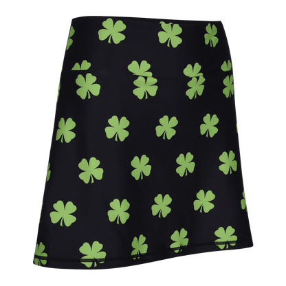 Four-Leaf Clover (Lime Green) Ladies Active SKORT by ReadyGOLF