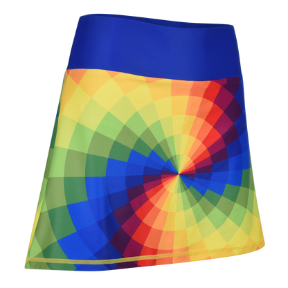 Tie Dye Ladies Active SKORT by ReadyGOLF