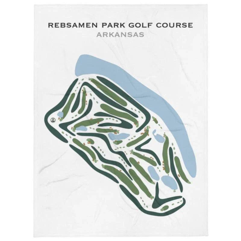 Rebsamen Park Golf Course, Arkansas - Printed Golf Courses
