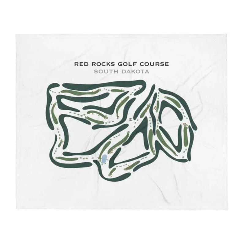 Red Rocks Golf Course, South Dakota - Printed Golf Courses