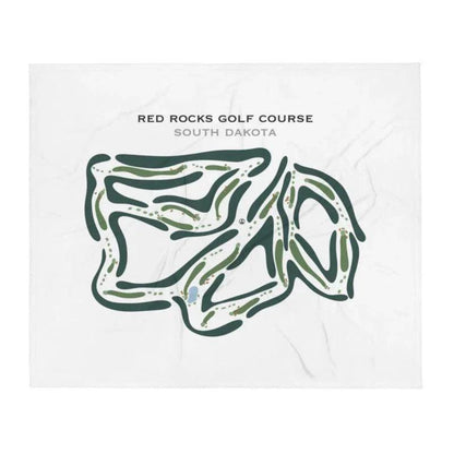 Red Rocks Golf Course, South Dakota - Printed Golf Courses