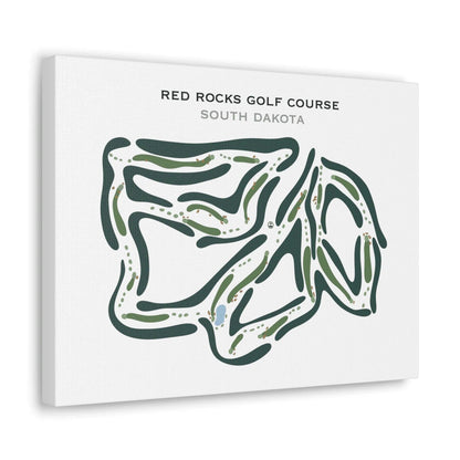 Red Rocks Golf Course, South Dakota - Printed Golf Courses