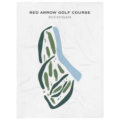 Red Arrow Golf Course, Michigan - Printed Golf Courses