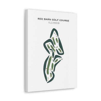 Red Barn Golf Course, Illinois - Printed Golf Courses