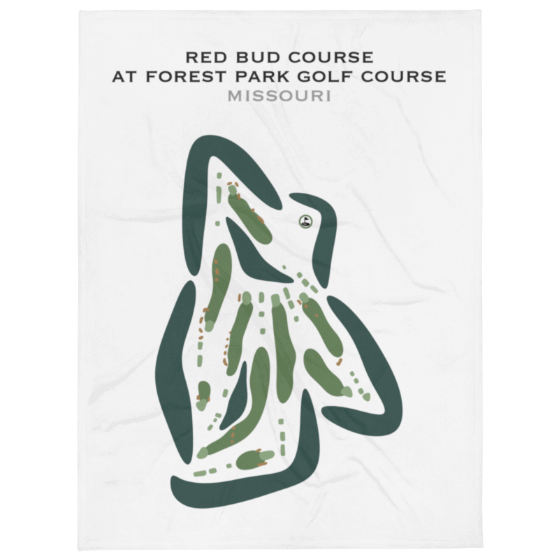 Red Bud Course at Forest Park Golf Course, Missouri - Printed Golf Courses