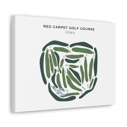 Red Carpet Golf Course, Iowa - Printed Golf Courses