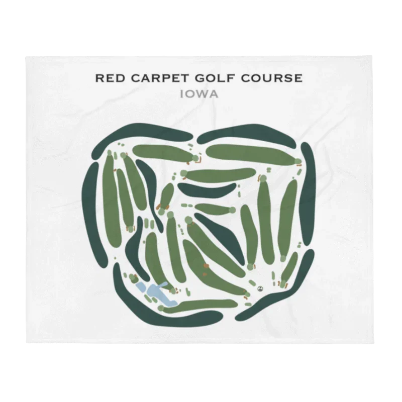 Red Carpet Golf Course, Iowa - Printed Golf Courses