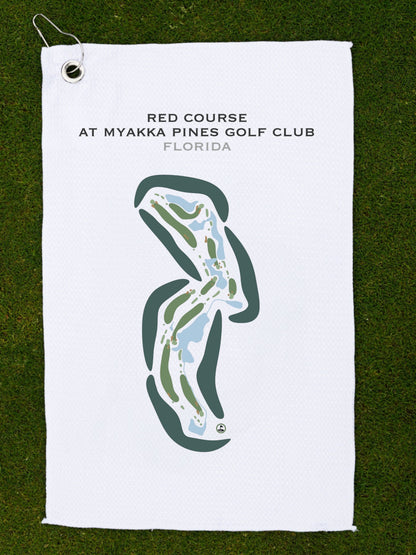 Red Course at Myakka Pines Golf Club, Florida - Printed Golf Courses