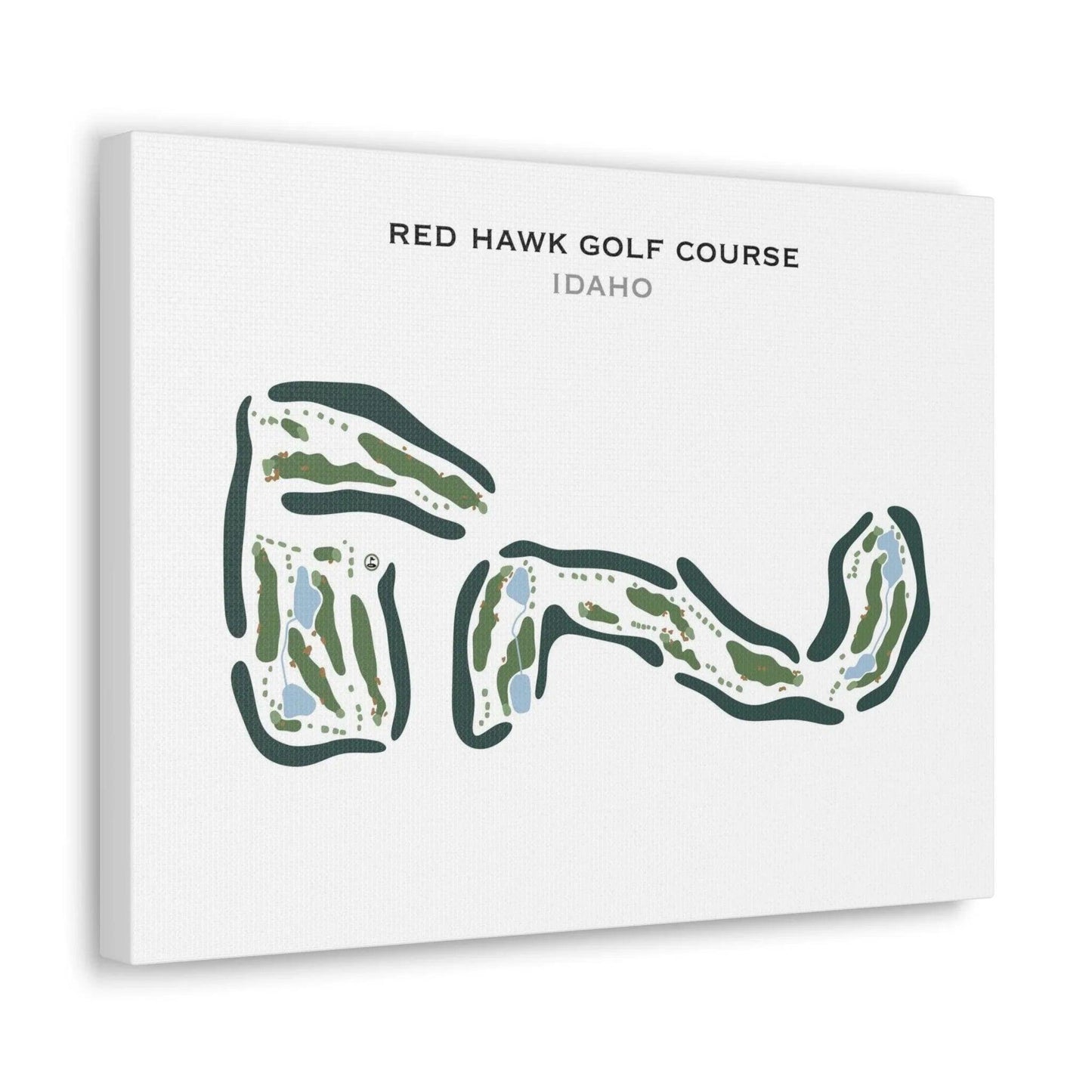 RedHawk Golf Course, Idaho - Printed Golf Course