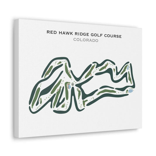 Red Hawk Ridge Golf Course, Colorado - Printed Golf Courses