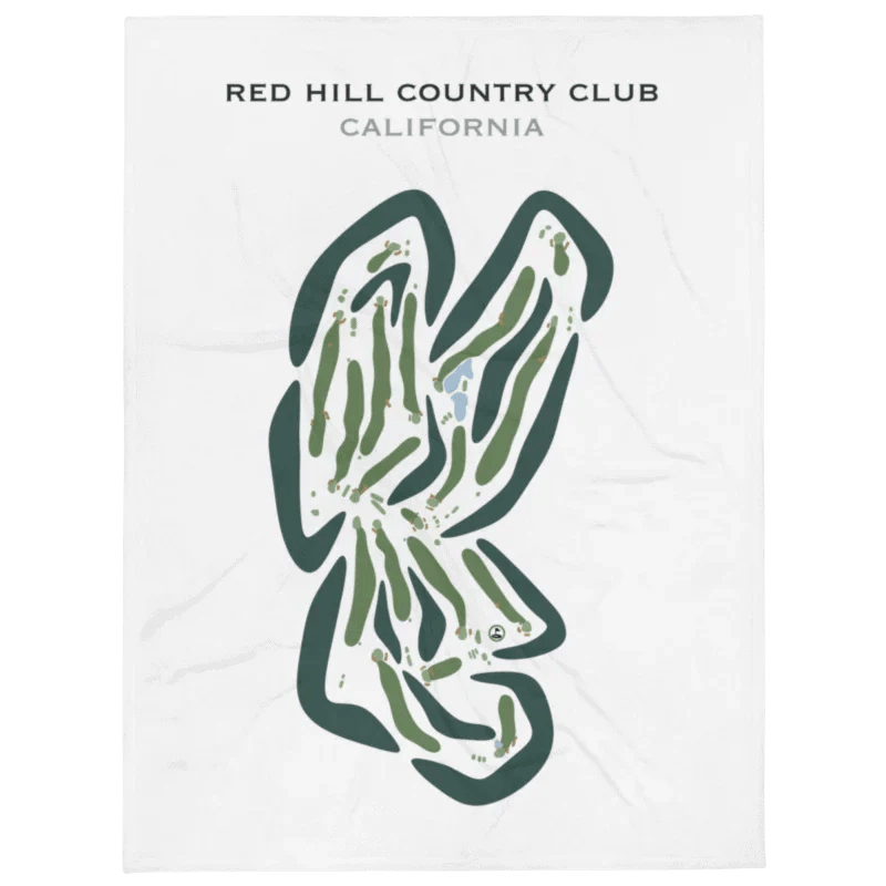 Red Hill Country Club, California - Printed Golf Course
