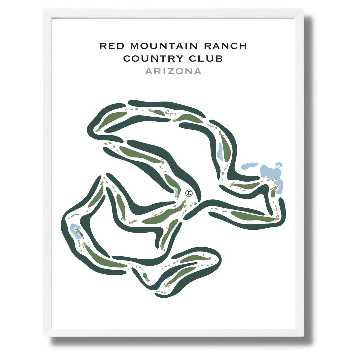 Red Mountain Ranch Country Club, Arizona - Printed Golf Courses