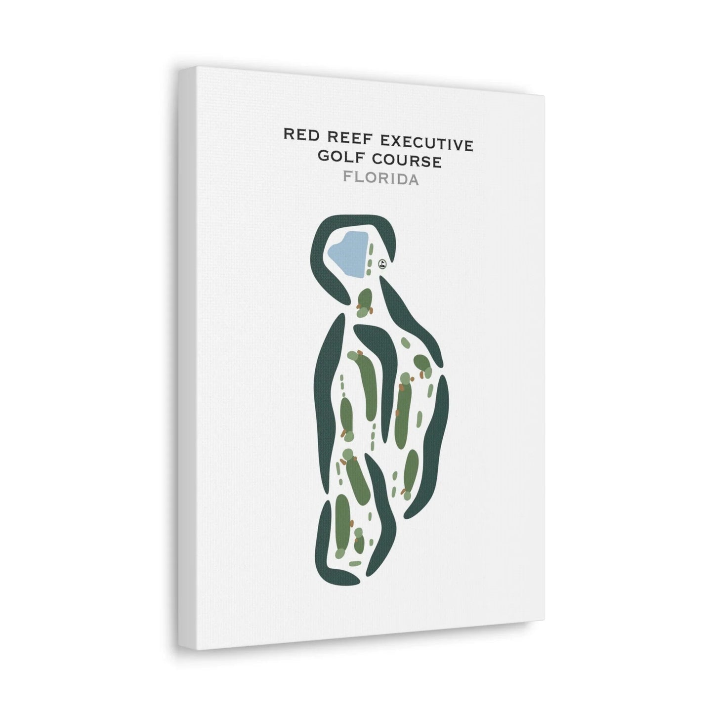 Red Reef Executive Golf Course, Florida - Printed Golf Courses