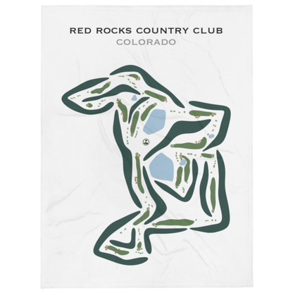 Red Rocks Country Club, Colorado - Printed Golf Courses