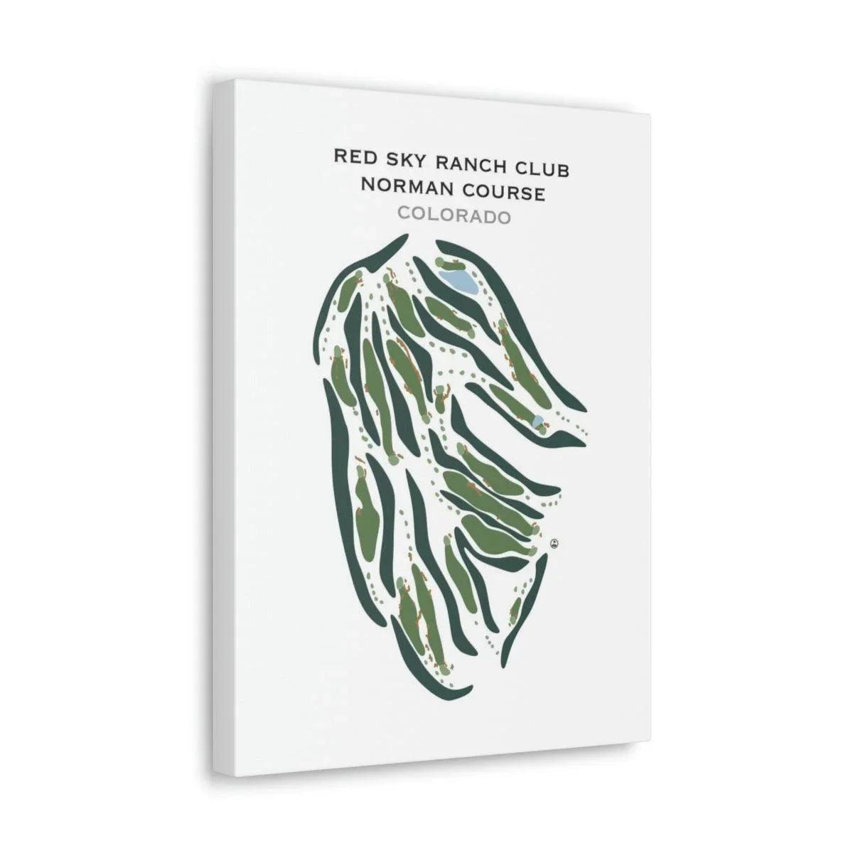 Red Sky Ranch Club Norman Course, Colorado - Printed Golf Courses