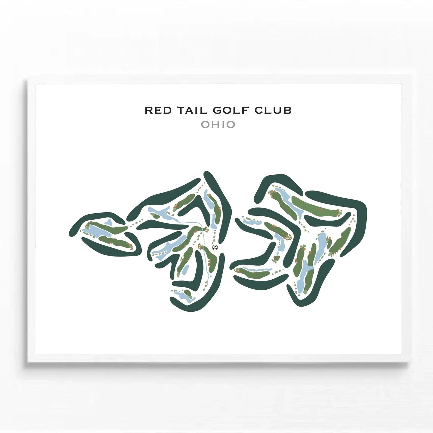 Red Tail Golf Club, Ohio - Printed Golf Courses