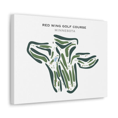 Red Wing Golf Course, Minnesota - Printed Golf Course
