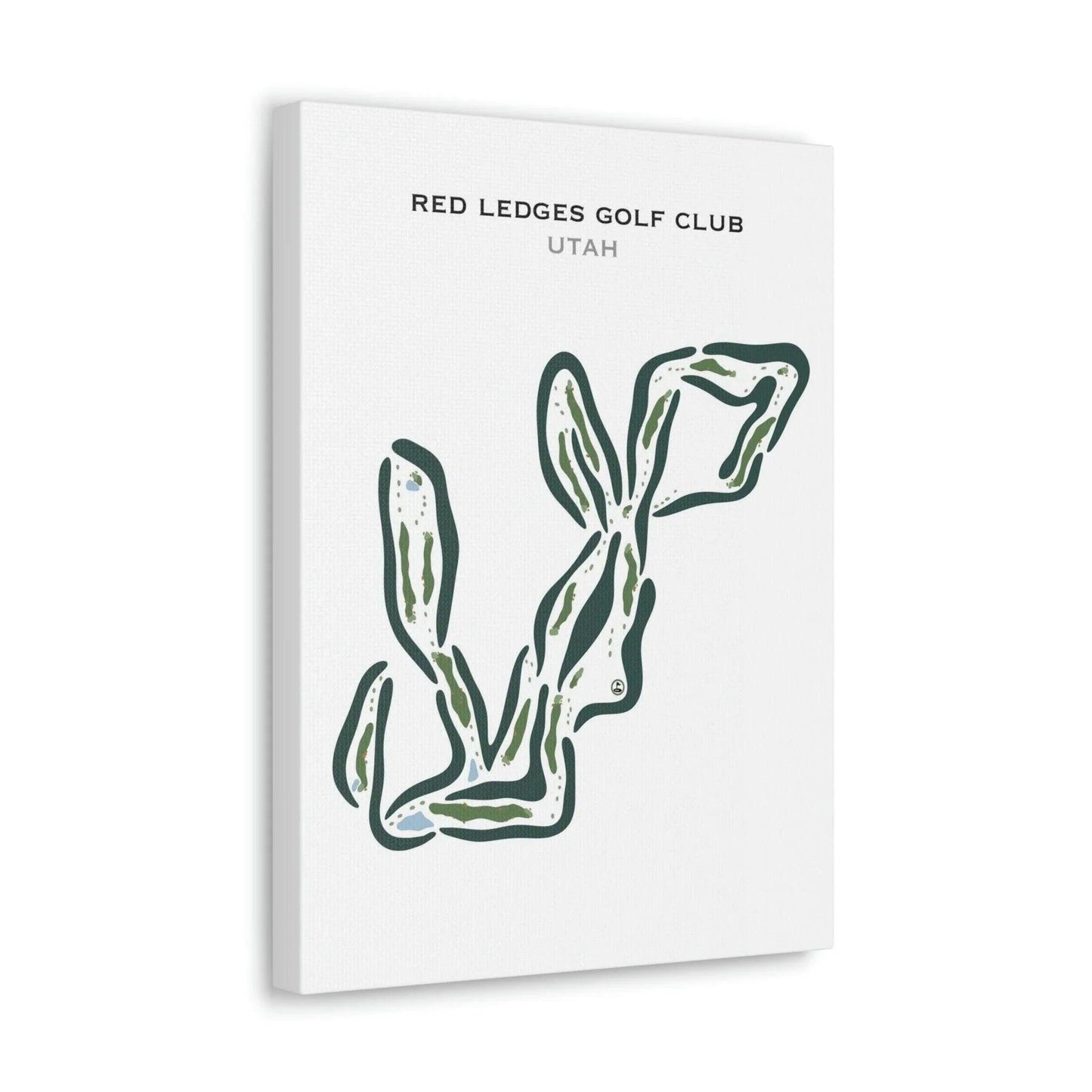 Red Ledges Golf Club, Heber Utah - Printed Golf Courses