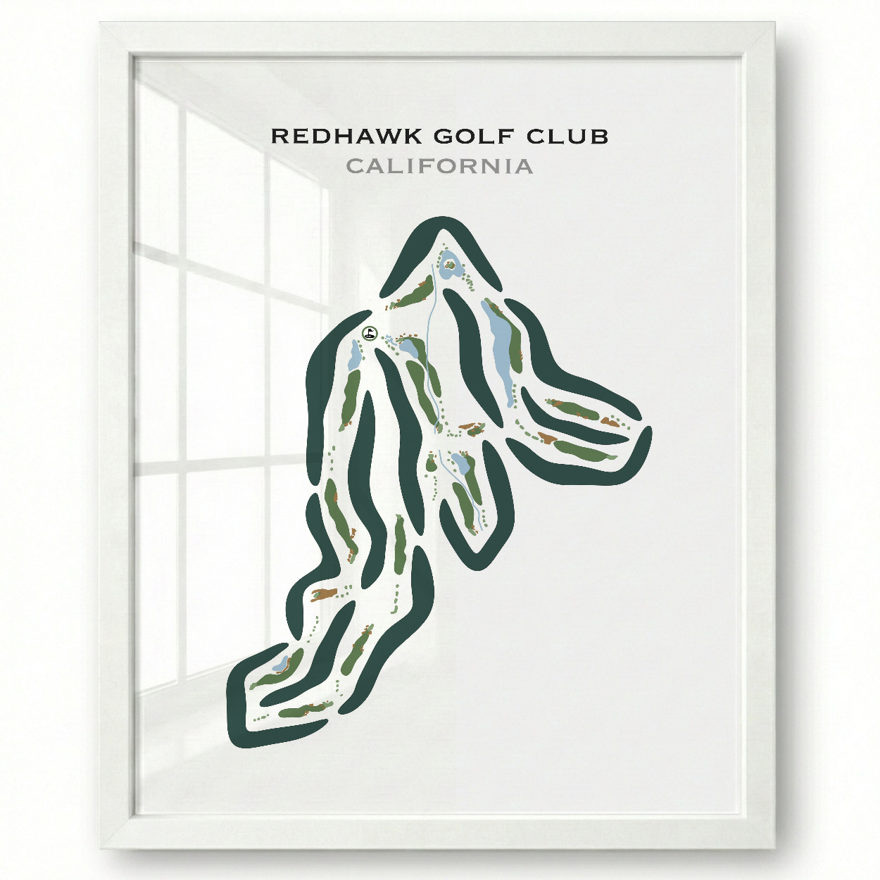 Redhawk Golf Club, California - Printed Golf Courses