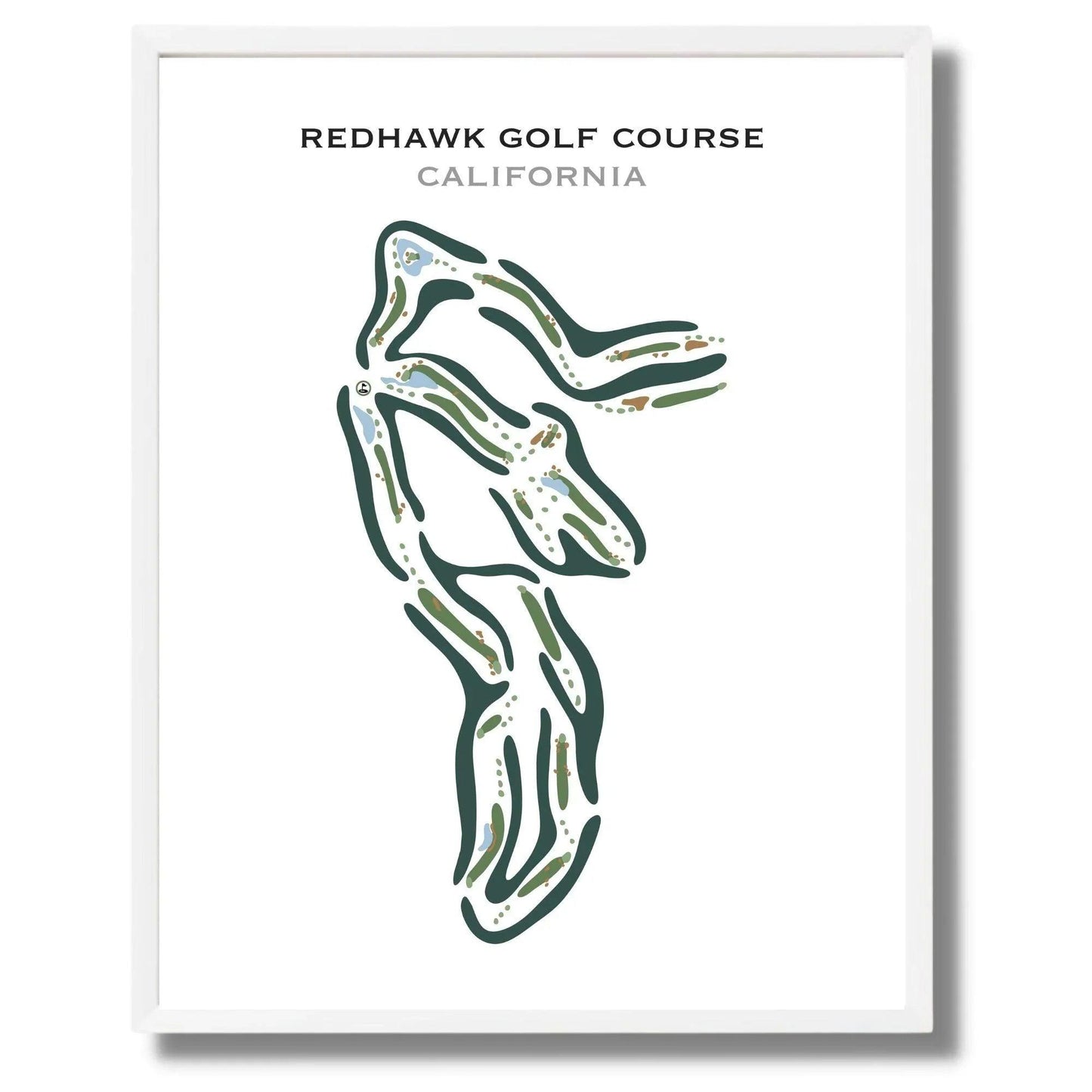 Redhawk Golf Course, California - Printed Golf Courses