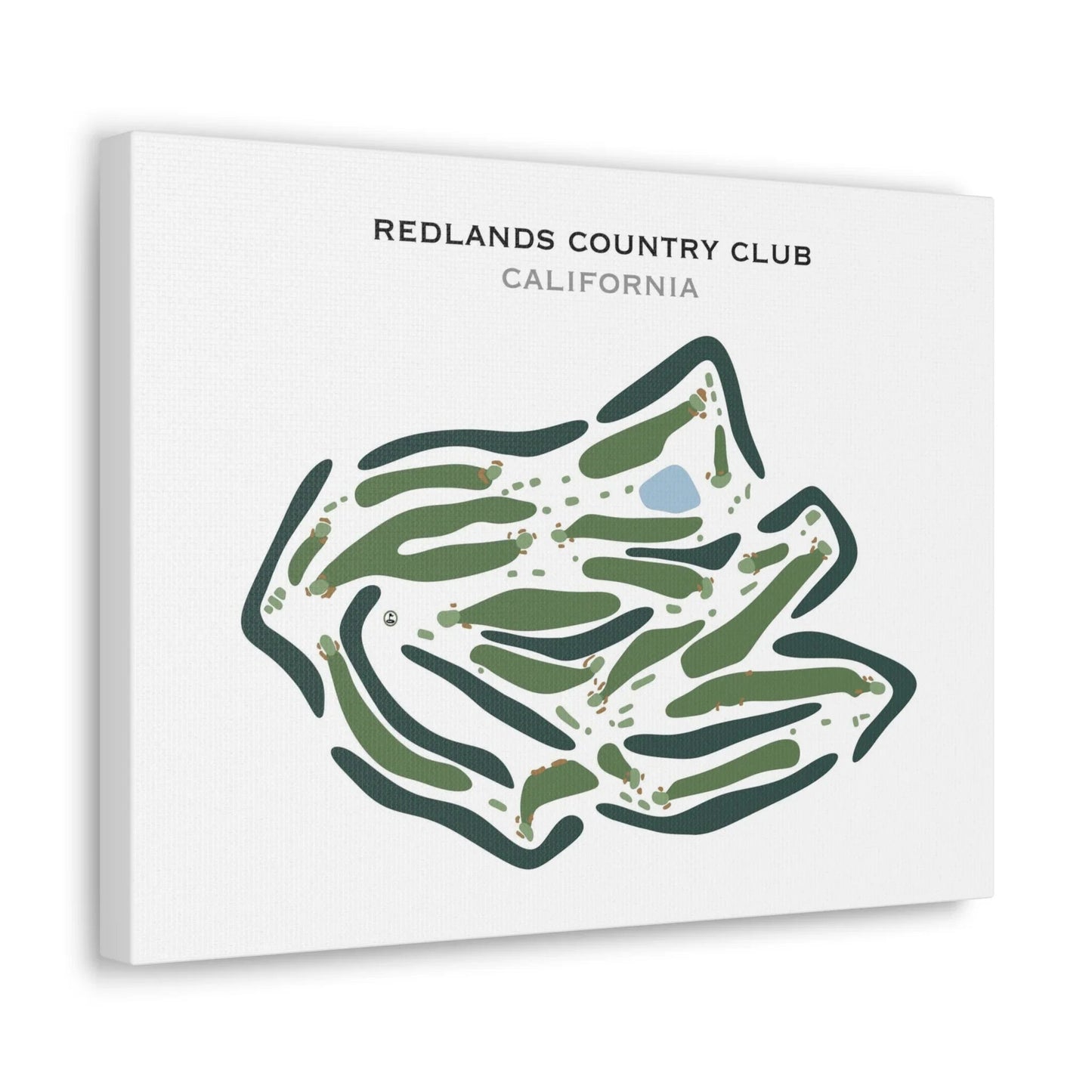 Redlands Country Club, California - Printed Golf Course