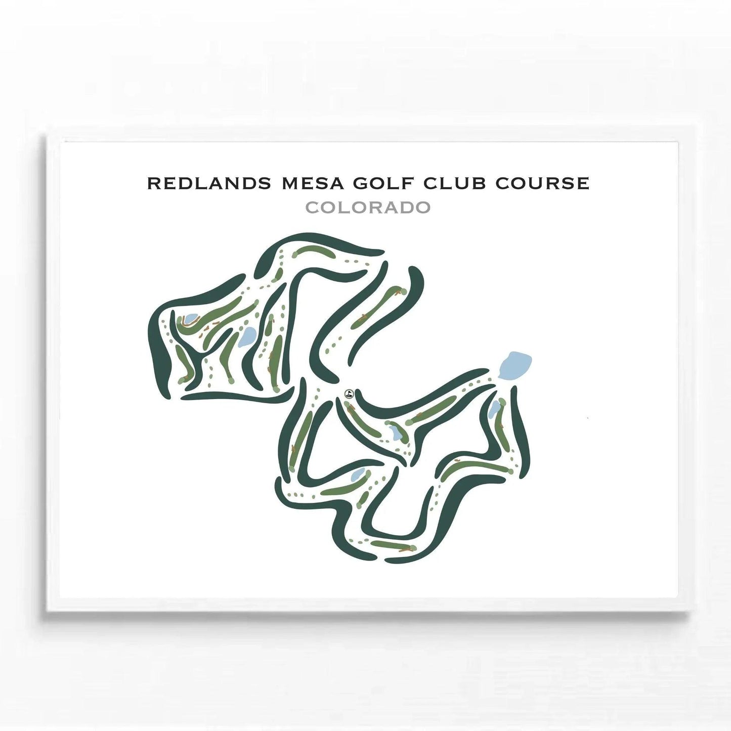 Redlands Mesa Golf Course, Colorado - Printed Golf Courses