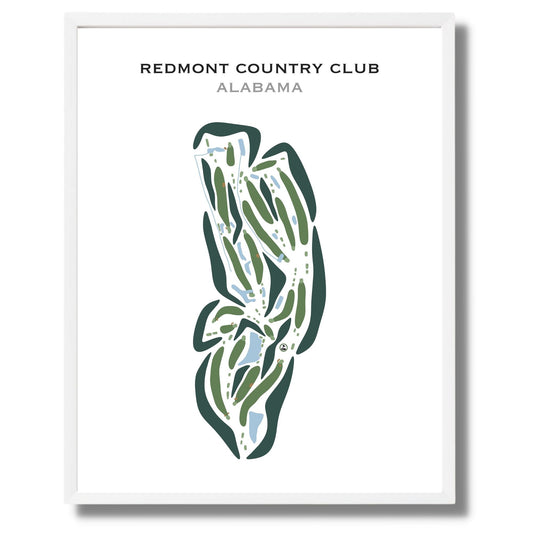 Redmont Country Club, Alabama - Printed Golf Courses
