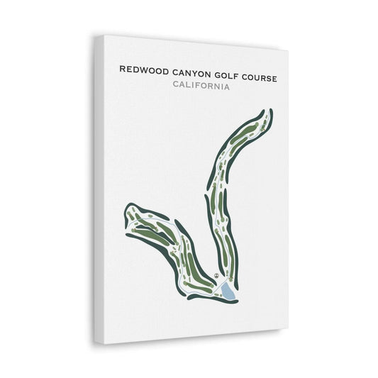 Redwood Canyon Golf Course, California - Printed Golf Course