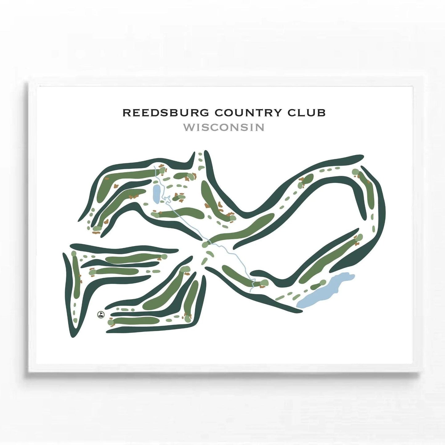 Reedsburg Country Club, Wisconsin - Printed Golf Courses
