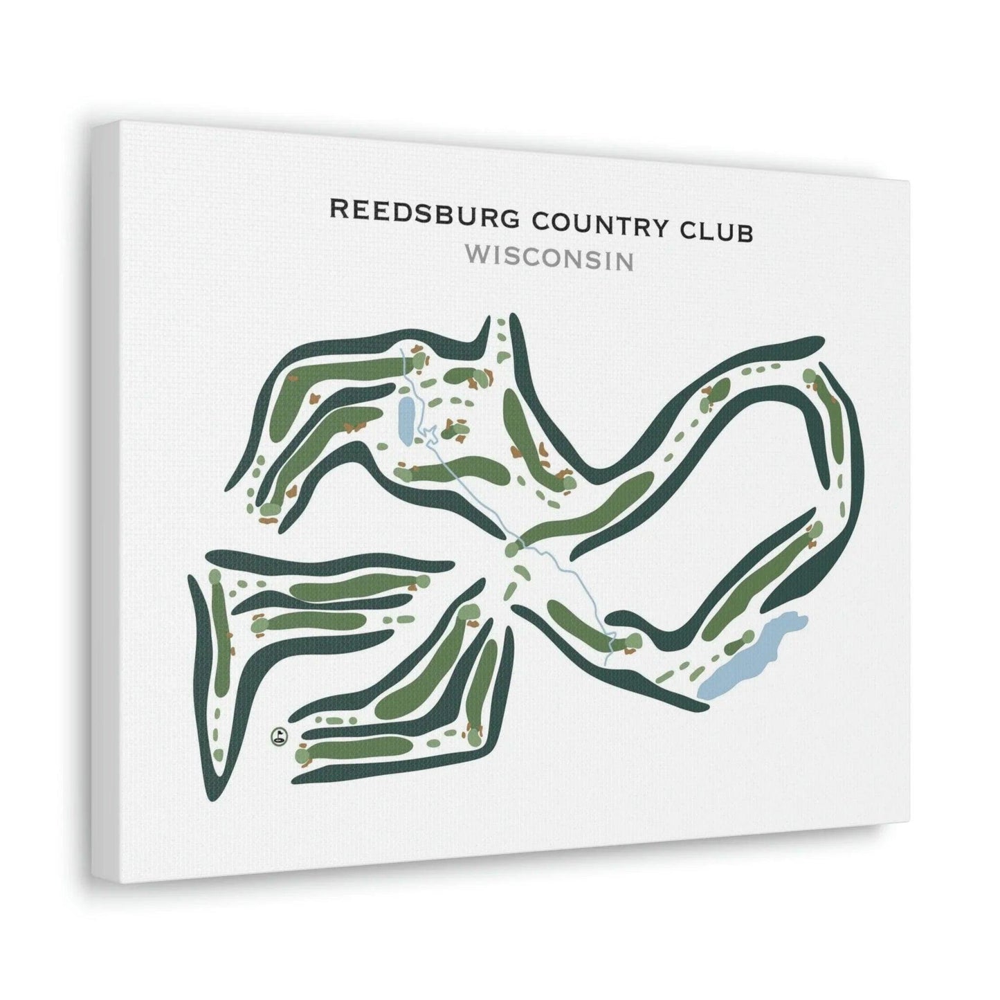 Reedsburg Country Club, Wisconsin - Printed Golf Courses