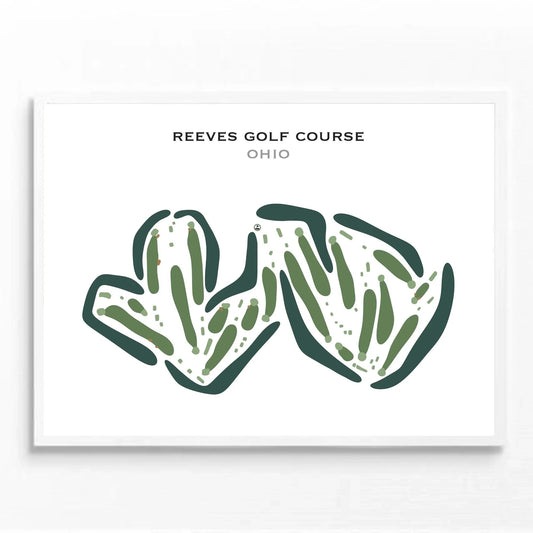 Reeves Golf Course, Ohio - Printed Golf Courses