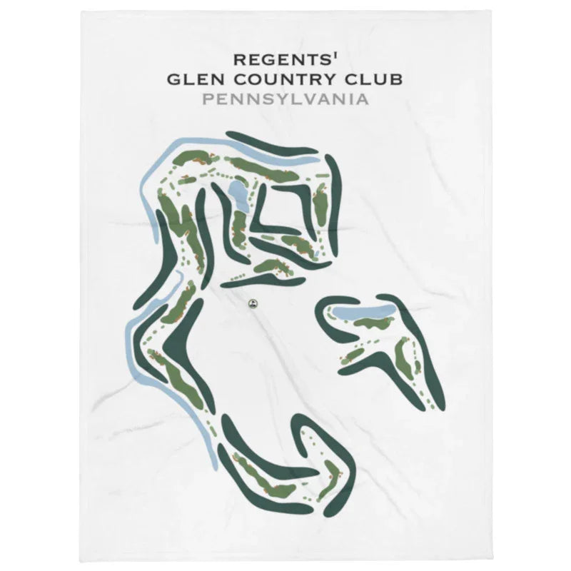 Regents' Glen Country Club, Pennsylvania - Printed Golf Course