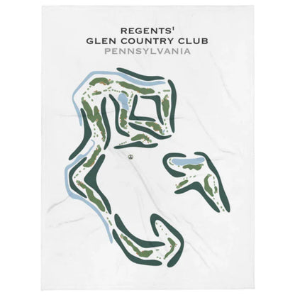 Regents' Glen Country Club, Pennsylvania - Printed Golf Course